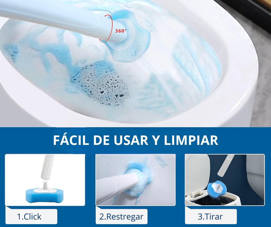 Easy Clean®-Cepillo para Baño + 15 Cabezales GRATIS