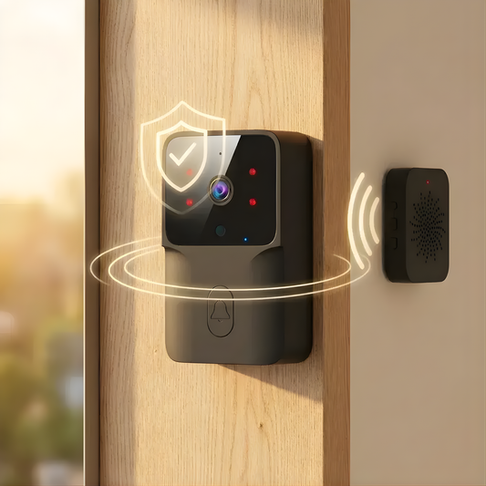 VISIONDOOR PRO™ | Timbre Inalámbrico con Cámara WiFi y Control desde Celular
