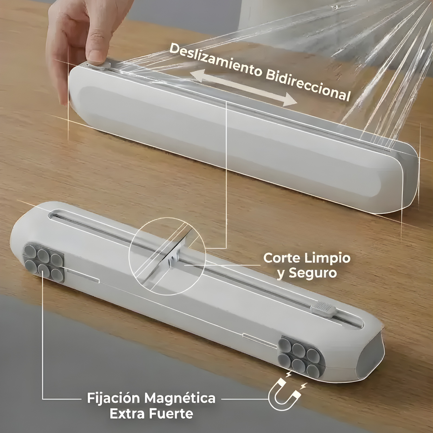 KITCHENCUT™ – Dispensador Magnético con Corte Preciso