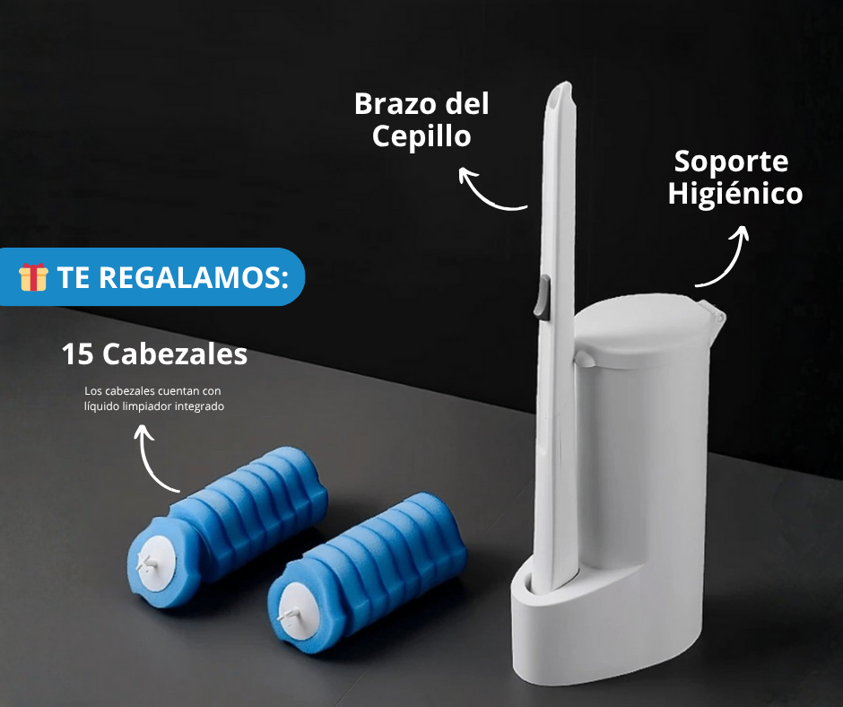 Easy Clean®-Cepillo para Baño + 15 Cabezales GRATIS